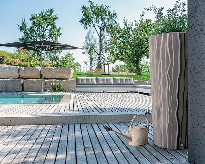 Plastový sud na vodu ALANA mocca 160